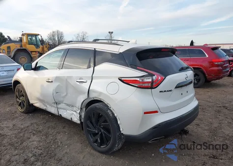 2018 Nissan Murano Sl z USA, uszkodzony, nr VIN 5N1AZ2MH3JN192245